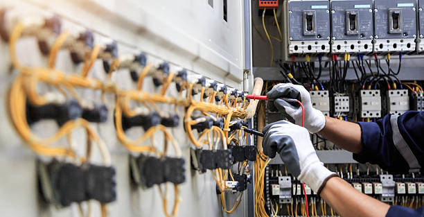 Professional Electrician technician working in Olga, FL
